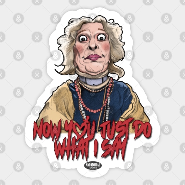 Rose Ross / Mother Sticker by AndysocialIndustries